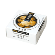 缶つまプレミアム　北海道噴火湾産　ほたて　燻製油漬け