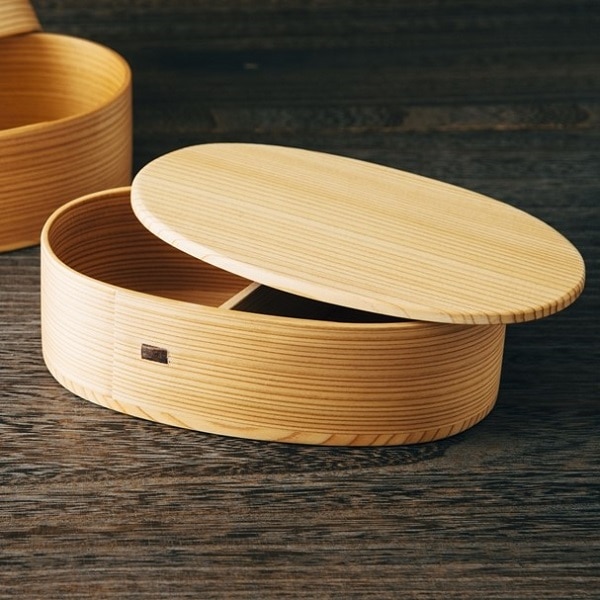 AKOMEYA　大舘秋田杉曲げわっぱ弁当箱　板蓋