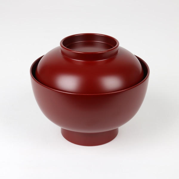 越前塗　雑煮椀　総朱