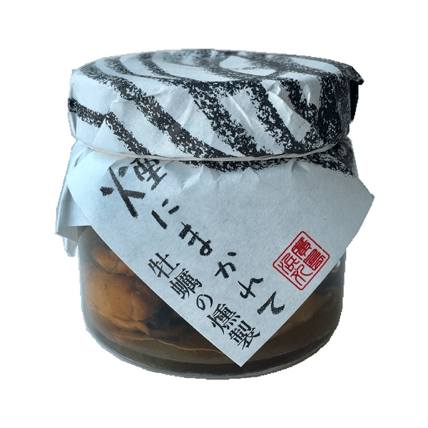 煙にまかれて牡蠣の燻製　瓶