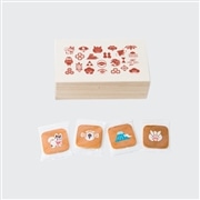 【吉祥紋様パッケージ】AKOMEYA　松崎煎餅　三味胴桐箱セット　8枚入り