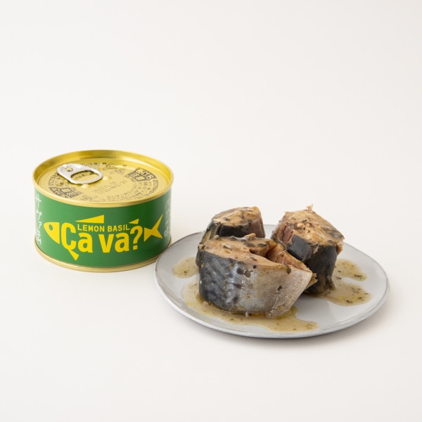 サヴァ缶  国産サバのレモンバジル味　170g