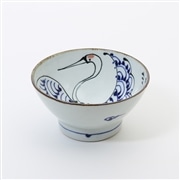 波佐見焼　鶴　くらわんか碗