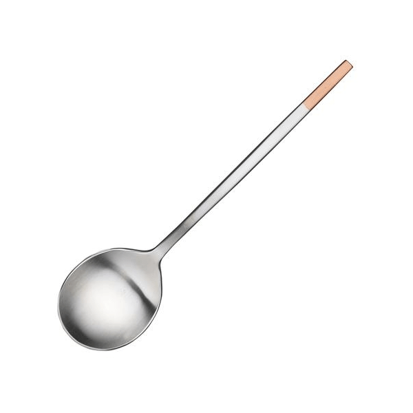 工房アイザワ　純銅洋食器　ソーダスプーン　丸銀仕上