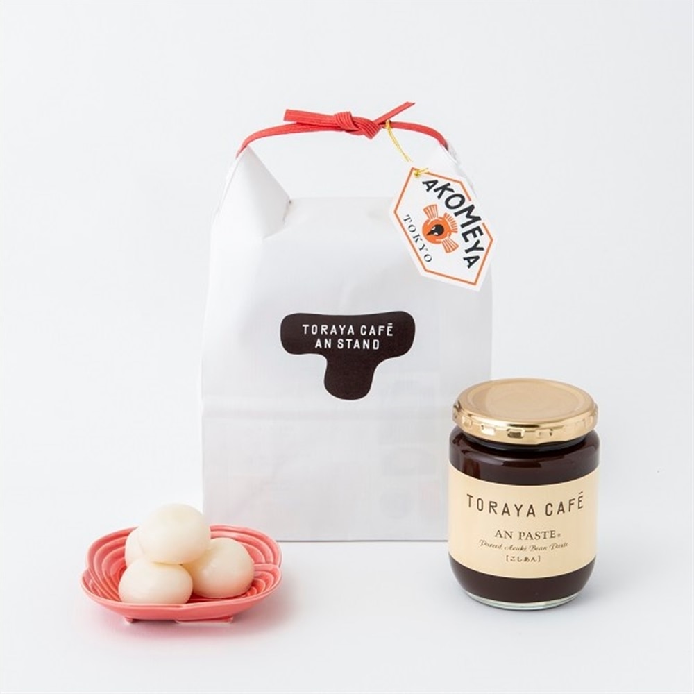 TORAYA CAFE×AKOMEYA TOKYO「あんペーストと丸餅セット」発売決定！