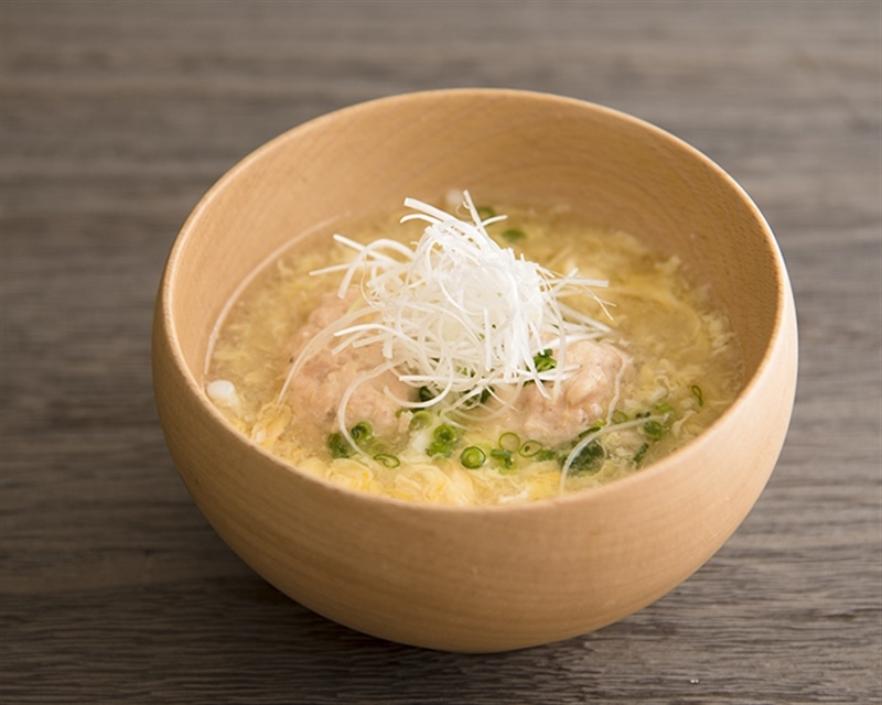 焼きあご出汁の秋レシピ 鮭のつみれスープ Akomeya Tokyo