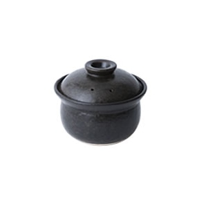 有田焼　黒釉土鍋
